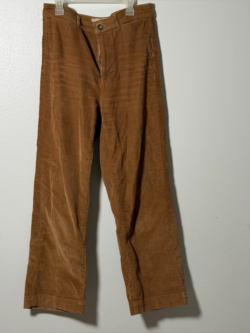 Everlane Women Brown Fall Corduroy Pants Classic Straight‎ Fit size 6